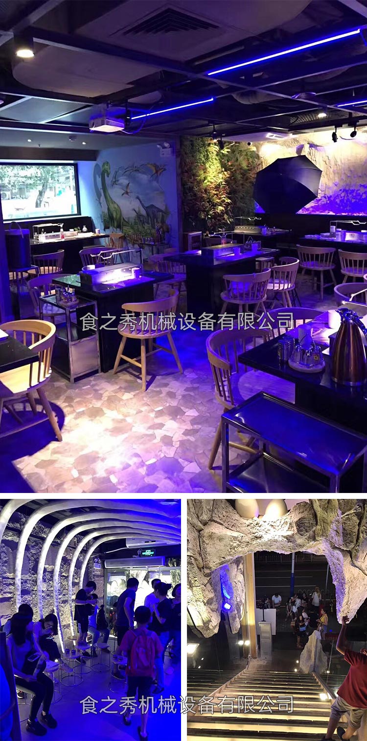 全自動旋轉(zhuǎn)木炭燒烤爐，自動木炭烤串爐子