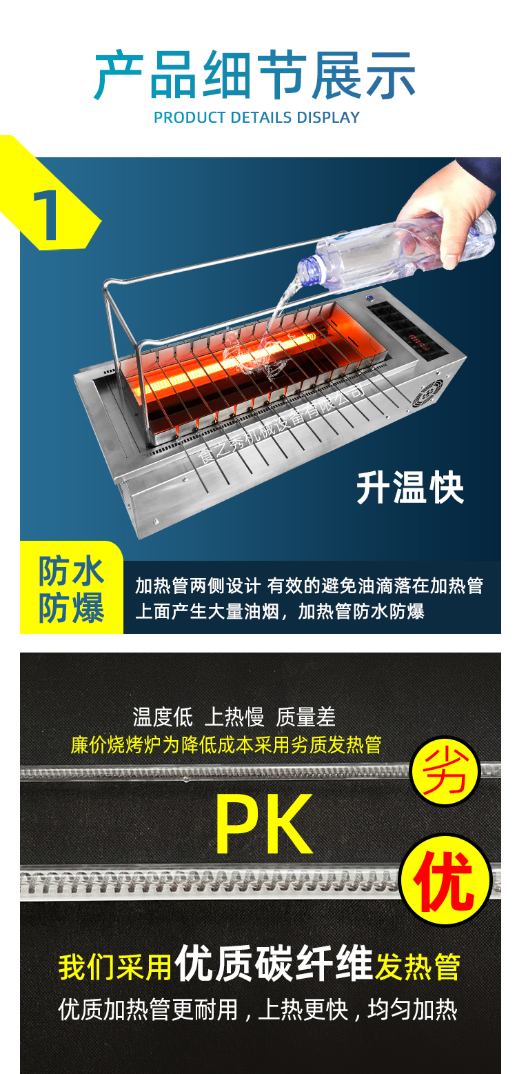 很久以前電燒烤架,自動旋轉電燒烤爐,自動旋轉電烤串爐