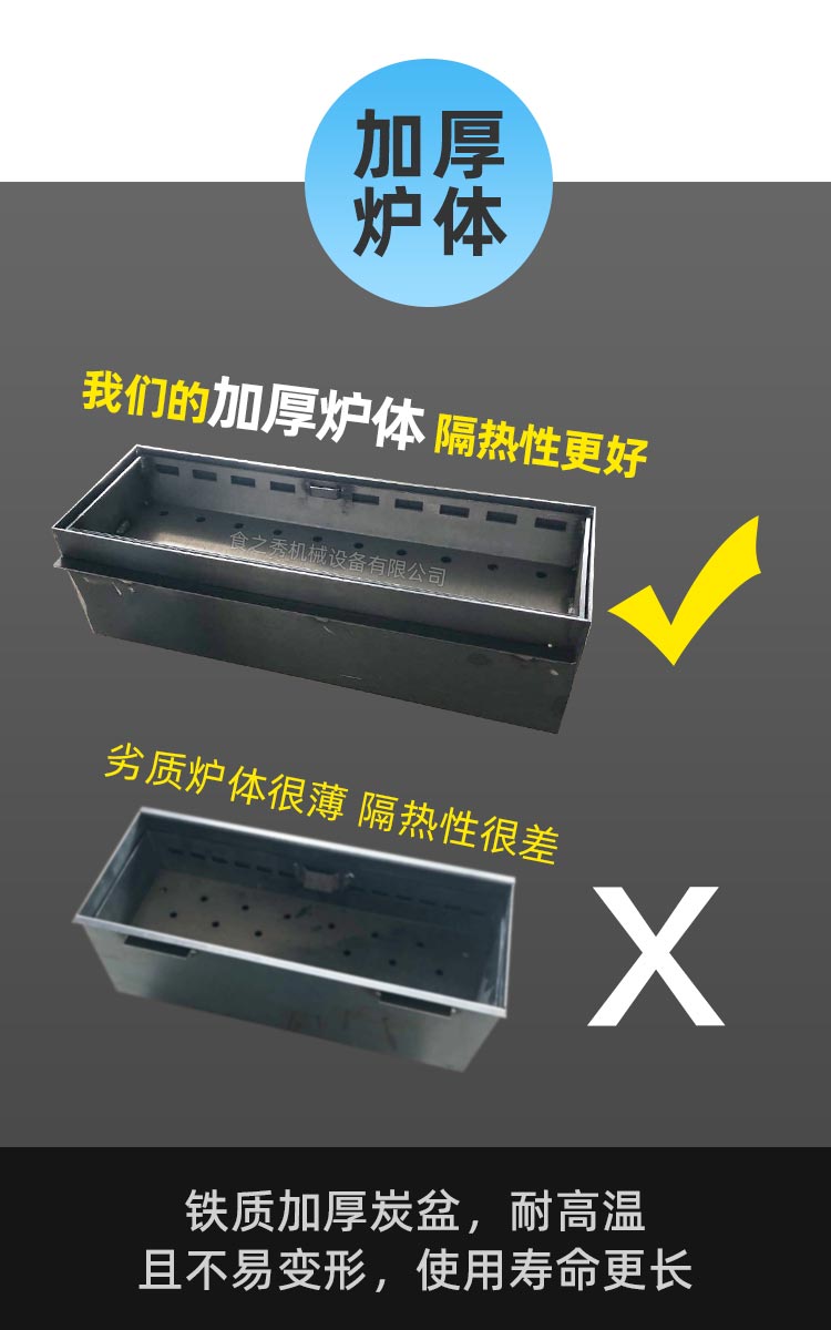 全自動翻轉木炭燒烤爐子，燒烤店商用木炭燒烤爐