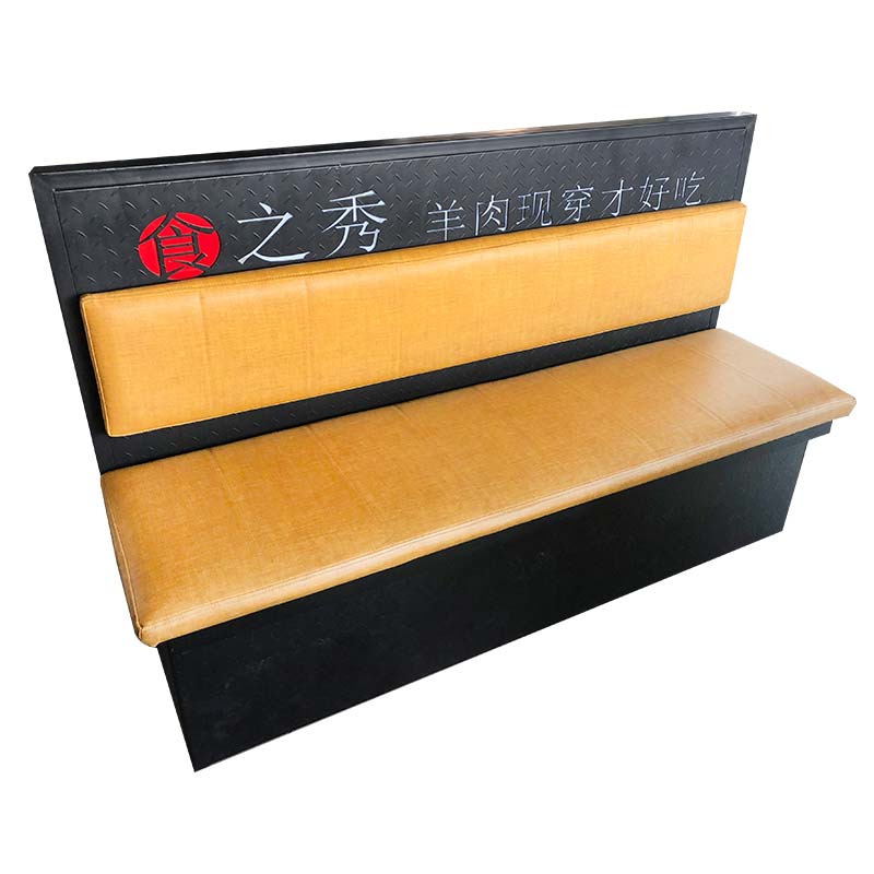 軟包卡座,食之秀創意軟包卡座,燒烤店卡座批發,燒烤店桌椅定做加工
