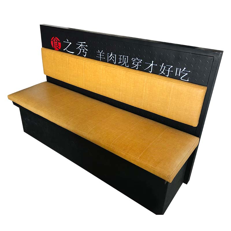 軟包卡座,食之秀創意軟包卡座,燒烤店卡座批發,燒烤店桌椅定做加工