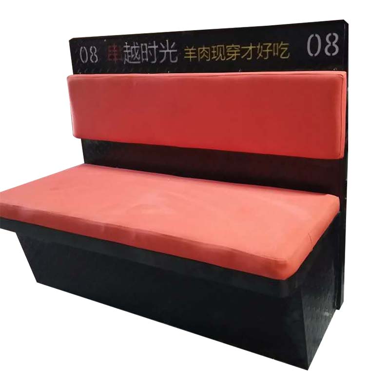串越時光創(chuàng)意軟包卡座 串越時光燒烤店專用卡座 燒烤桌椅定做加工