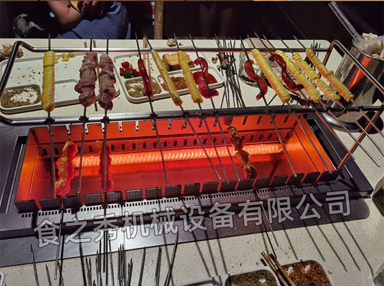 食之秀自動燒烤設備廠提供燒烤店用自動燒烤機、桌椅餐具等整店設備供應
