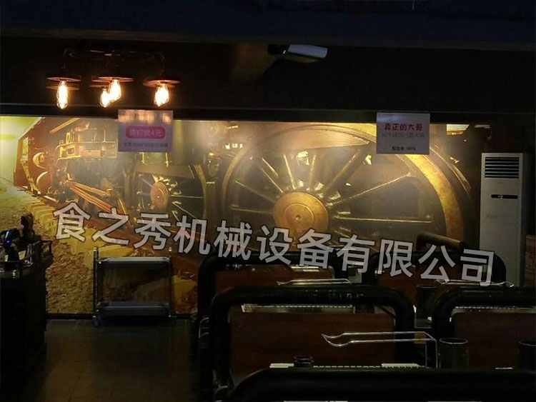 食之秀自動燒烤設備廠提供燒烤店用自動燒烤機、桌椅餐具等整店設備供應