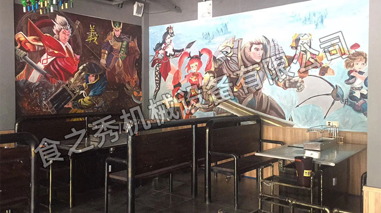 食之秀自動燒烤設(shè)備廠提供燒烤店用自動燒烤機、桌椅餐具等整店設(shè)備供應(yīng)