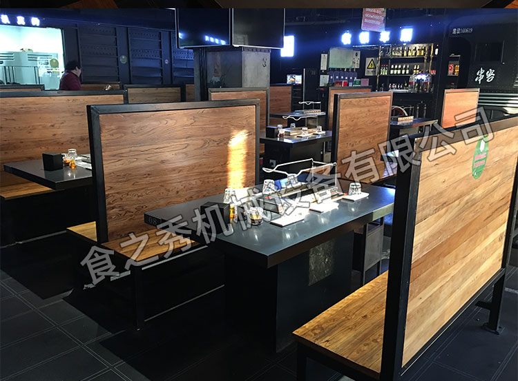 食之秀自動燒烤設備廠提供燒烤店用自動燒烤機、桌椅餐具等整店設備供應